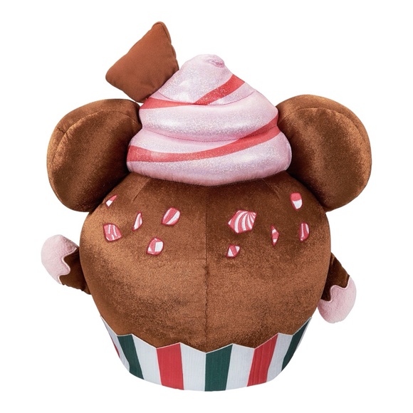 Disney Parks Munchlings Baked Treats Mickey Mouse Peppermint Bark Cupcake Plush - Picture 5 of 5